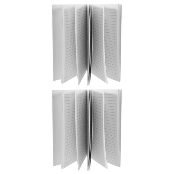 FENGGUIQU Sublimation Notebook, White, Dual-Side Blank, Smooth Paper, Heat Transfer, 2Pcs