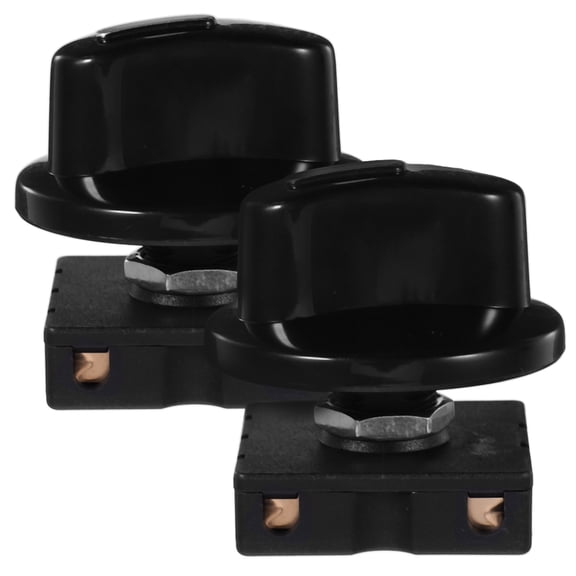 FENGGUIQU 2Set Rotary Switch with Knob 4 Position 3 Speed Control for Heater Fan Oven Range Hood Replacement