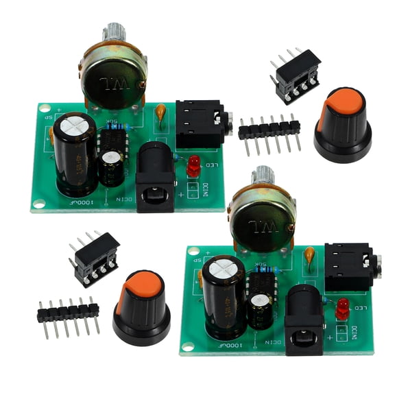 FENGGUIQU 2Sets Stereo Amplifier Amp Board with Low Power Consumption for DIY Use