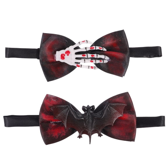 FENGGUIQU 2pcs Bow Tie Costume Accessories Cloth for Events
