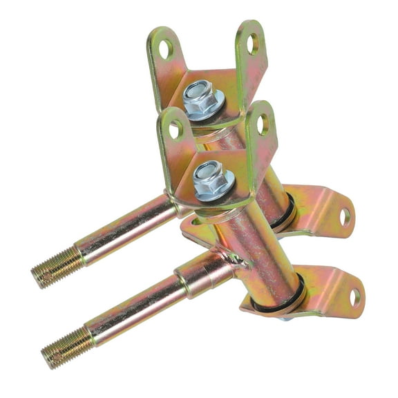 FENGGUIQU 2-Pack Steel Front Steering Strut Spindle for ATV UTV 50-110Cc with Golden Finish