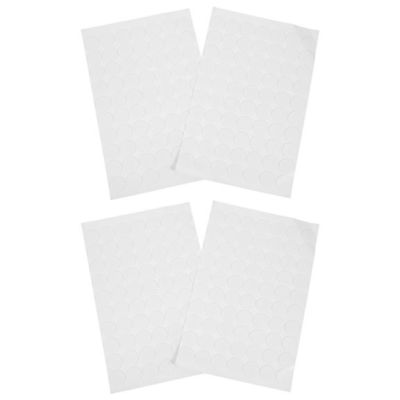 FENGGUIQU 300Pcs Double Sided Adhesive Circles White Acrylic for General Users Fixing in Office Use Home Use Crafts