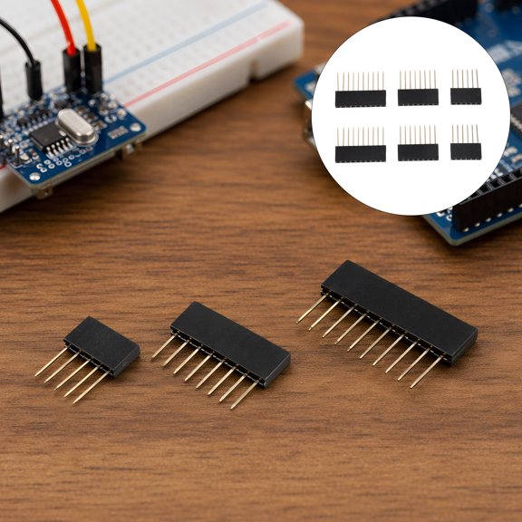 FENGGUIQU Precision Female Header p Black for Home DIY Electronics