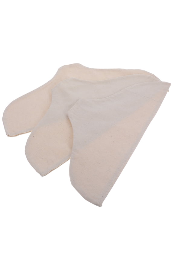Set of 3 Beige Cotton Garment Covers with Antislip , Universal Style for Clothing Store Use