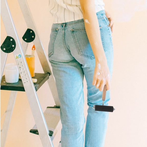 FENGGUIQU 3-Piece Roller Tool Kit for Printmaking, Wood and Rubber Rollers Ideal for Art, Crafts, and Projects