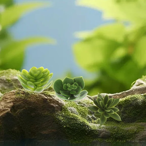 FENGGUIQU 3-Pack Artificial Twig Decor Green Faux Plant for Home Office Party Decoration