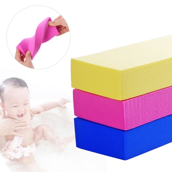 FENGGUIQU Shower Exfoliator Assorted Color for Cleansing and Refreshing 3Pcs
