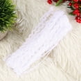thumbnail image 1 of FENGGUIQU 3Pcs Crinkled Ribbon Wired Polyester White Sewing Trim Table Cloth Decoration Fashion Design, 1 of 8
