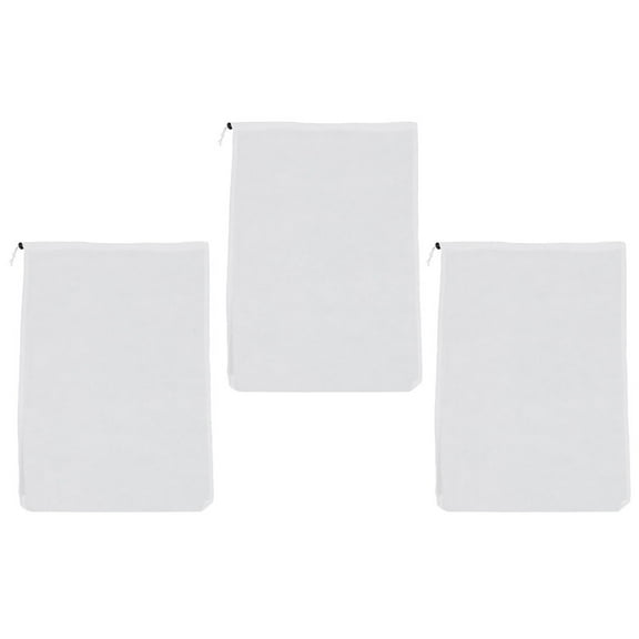 FENGGUIQU 3Pcs Winter Plant Protective Covers Nonwoven Fabric Plant Bags for Outdoor Cold Weather