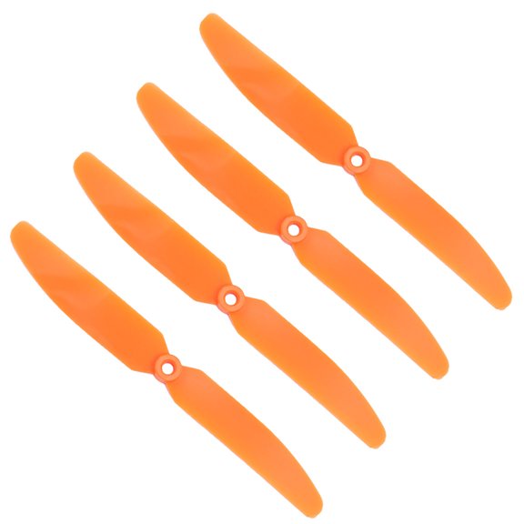 FENGGUIQU 4Pcs 5x3 Propeller Package Orange Ep5030 Hard Plastic for Rc Airplane Replacement