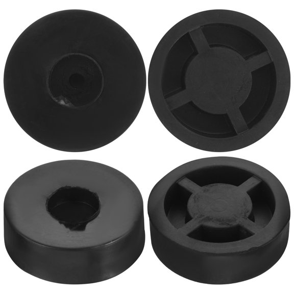 FENGGUIQU 4-Pack Black Rubber Amplifier Isolation Feet Pads for CD Players Dampening and Noise Reduction