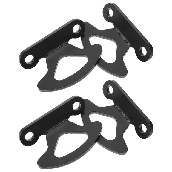 FENGGUIQU 4-Pack Black Metal Bed Cargo Tie Down Anchors Hooks for Truck and Efficient Cargo Transport