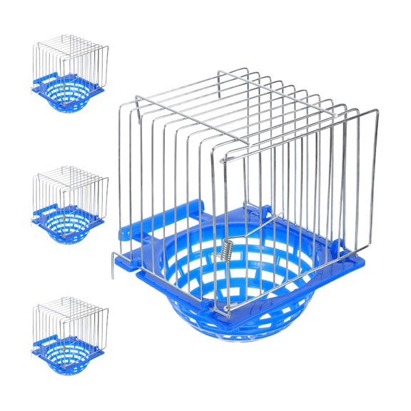 FENGGUIQU 4Pcs Blue Hatching Nest Box for Bird Breeding Suitable for Finches and Parakeets