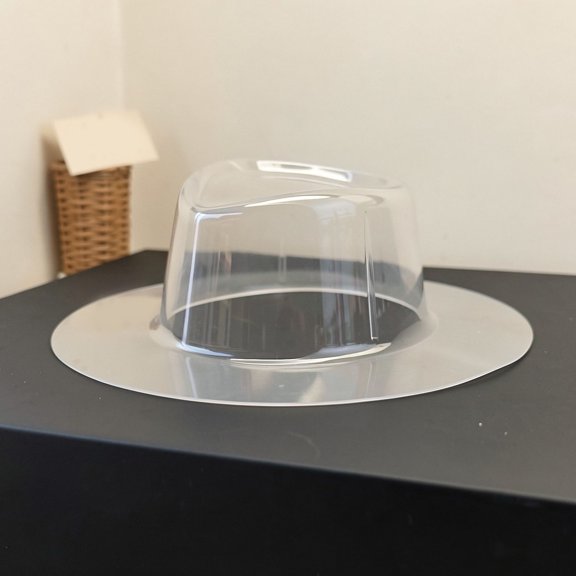 FENGGUIQU Lightweight Plastic Cowboy Hat Form Insert for Crown and Brim 4Pcs