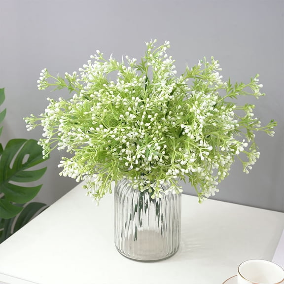 FENGGUIQU 4Pcs Plastic Simulation Plants for Elegant Wedding and Scene Layout Decoration