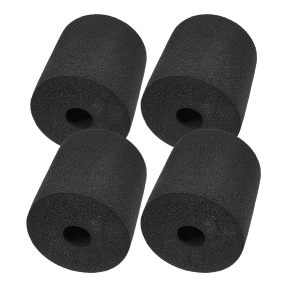 FENGGUIQU 4Pcs Manual Adhesive Machine Sponge Roller Replacement for Handheld Glue Applicator Black