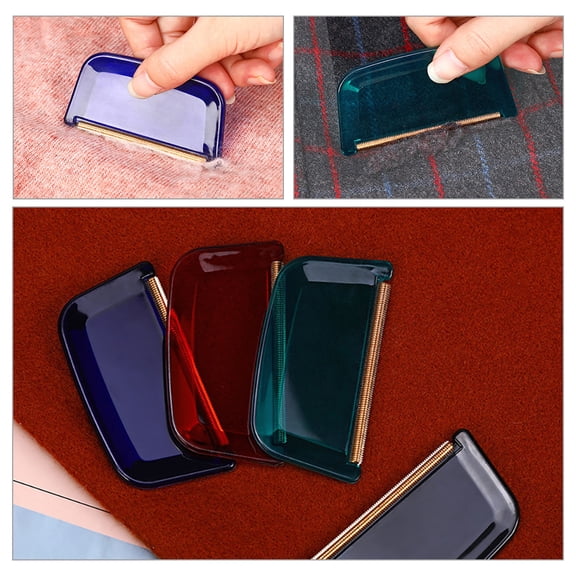 FENGGUIQU 4-Pack Portable Manual Lint Removers and Fuzz Shavers for Sweaters, Wool Coats, Fabric Care, and Clothes Maintenance