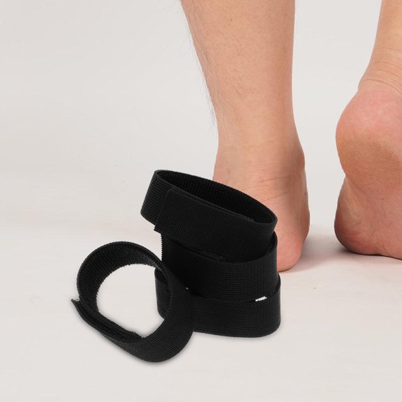 FENGGUIQU Black Elastic Hook and Legging Garters 30x300mm for Outdoor Use 4 Pack
