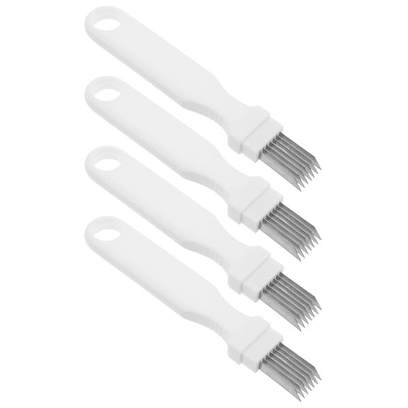 FENGGUIQU 4Pcs Party Balloon Popper Striker White Plastic Tool Fast Balloon Removal for Events