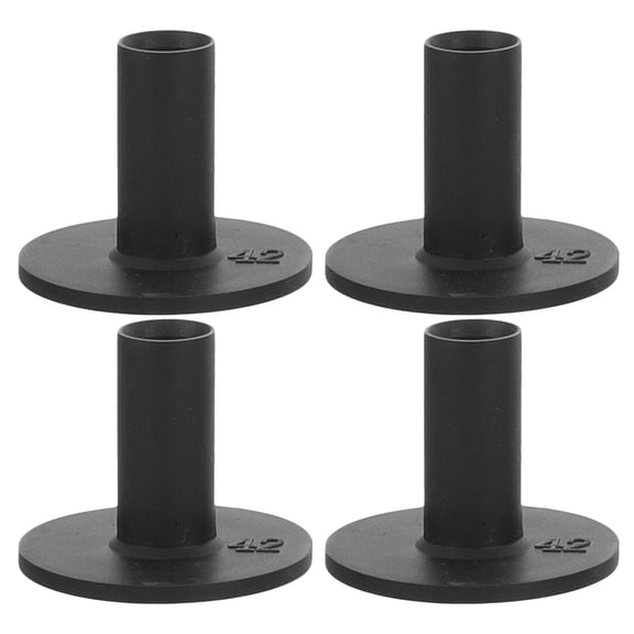 FENGGUIQU 4Pcs Silicone Golf Tee Holder Kit for Driving Range with Enhanced Stability and Portable Design Black
