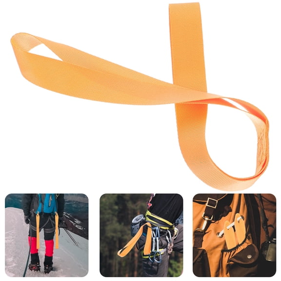 FENGGUIQU 4Pcs Strong Nylon Binding Straps in Orange with Fine Texture for Motorcycle Use