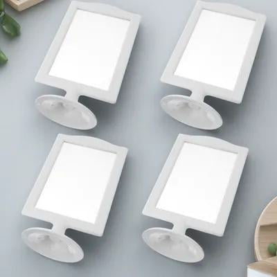 FENGGUIQU 4Pcs Tabletop Photo Frame White Double Sided Picture Display Frame for Home