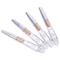 Plastic Tips Threaded FENGGUIQU 4Pcs Transparent Dart Shafts Durable Plastic Thread Soft Tip ...