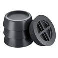 thumbnail image 1 of FENGGUIQU 4-Pack Black Rubber Anti- Pads for Washer Machine Feet, Appliance Installation Dampening Pads, 1 of 8