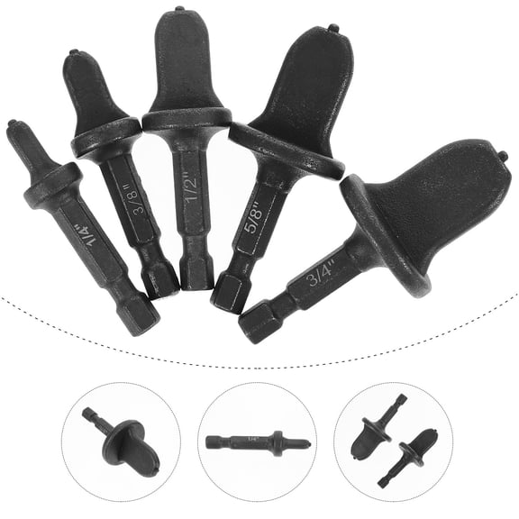 FENGGUIQU 5Pcs Copper Tube Expander Tool Kit with Handle for Household Repair and Maintenance