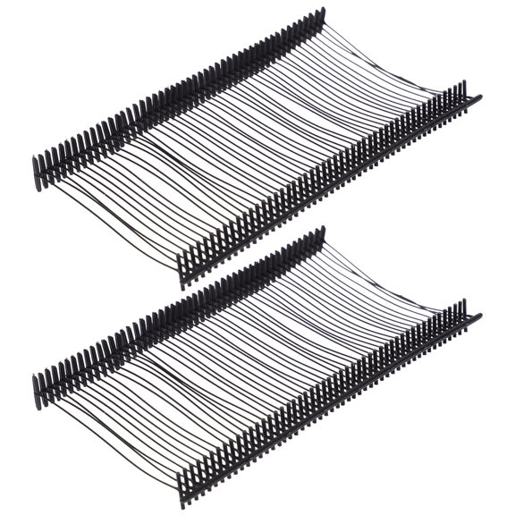 FENGGUIQU Label Security Loop PP Black Price Tag Fasteners for Tag 5000Pcs