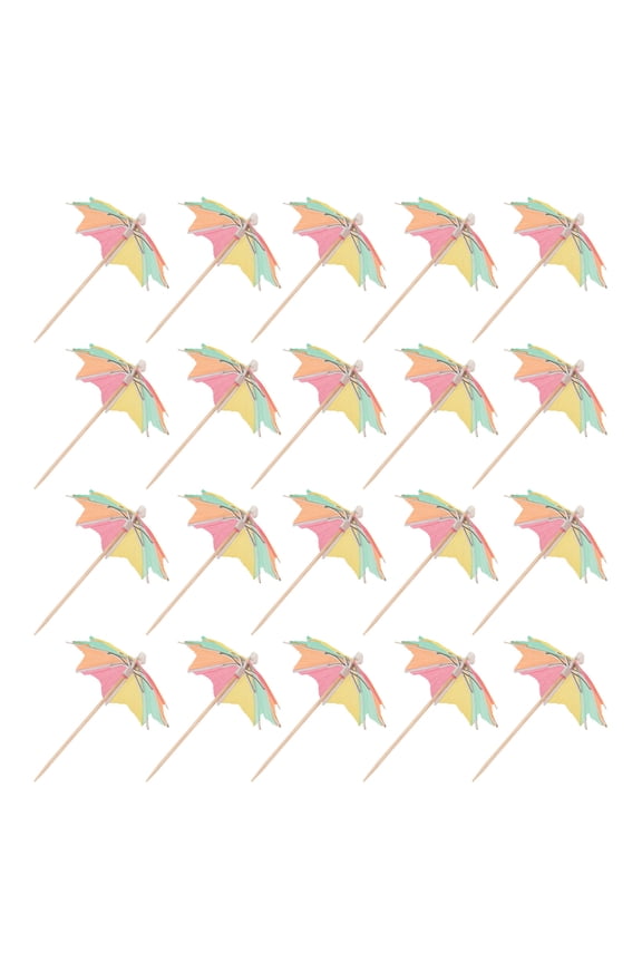 50Pcs Decorative Umbrellas for Decor Assorted Color Paper Decorations