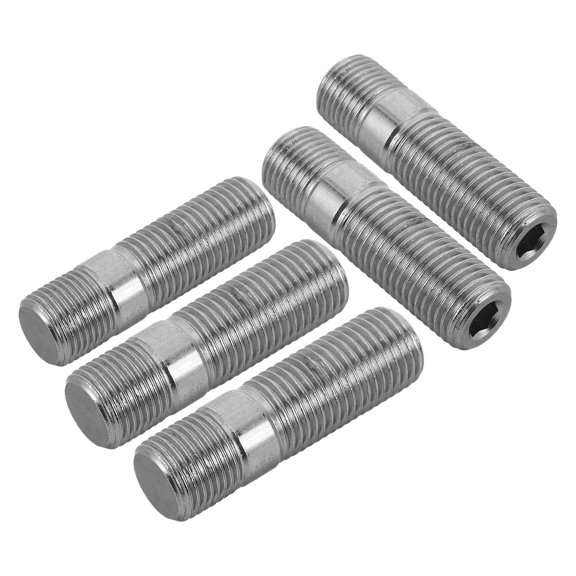 FENGGUIQU 5Pcs Automotive Hub Bolt Nuts Grey Wheel Stud Replacement Kit for Car Use