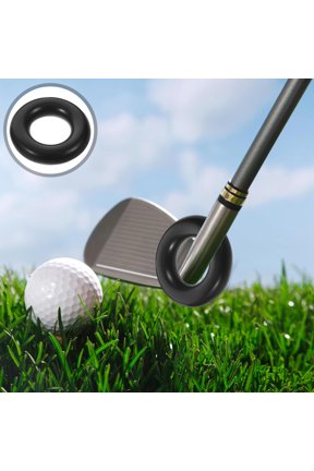 5Pcs Black Weather Resistant Golf Swing Weight Rings for Training and Warm-Up