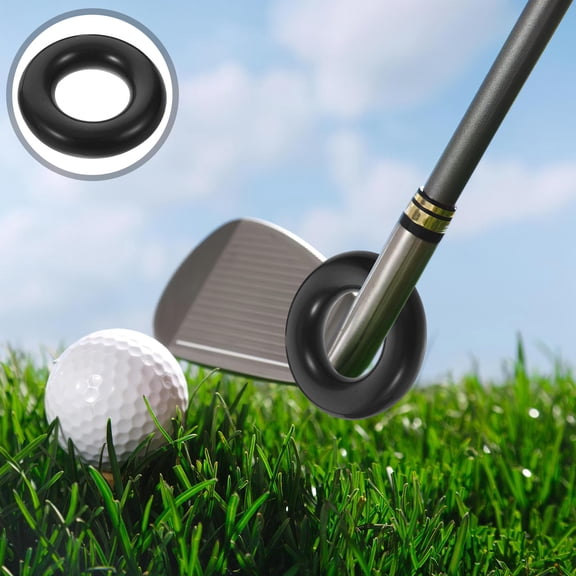 FENGGUIQU 5Pcs Black Golf Swing Training Weights with Fast Installation for Golf Practice