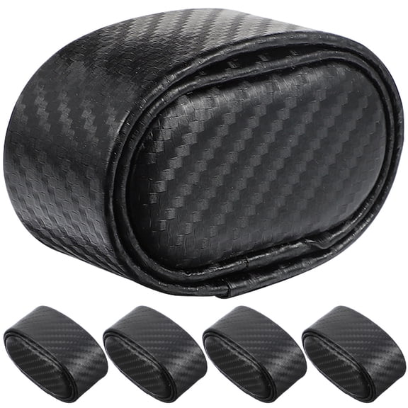 FENGGUIQU 5Pcs Soft PU Watch Display Pillows Black Cushions for Watch and Bracelet Storage