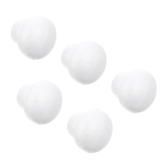 FENGGUIQU 5Pcs White Foam Models for DIY Painting Crafts with Smooth Surface for Easy Decoration