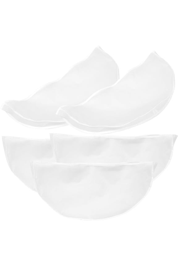 5Pcs White Garment Shoulder Covers Clothes Protective Storage Bags