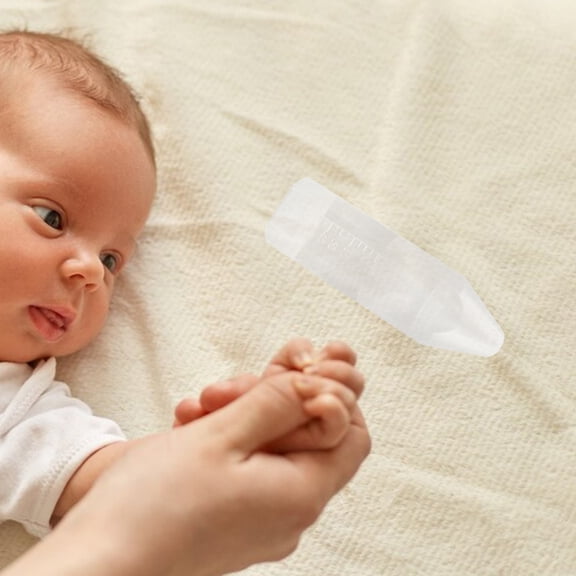 FENGGUIQU 5Set Portable Travel Nursing Bottles Plastic with Silicone for Infants Feeding