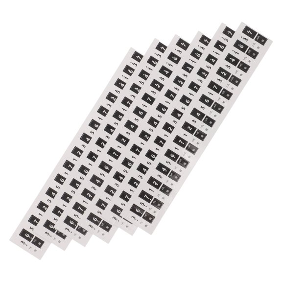 FENGGUIQU 60Pcs Self Adhesive Harmonica Note Stickers for Easy Scale Identification on C Key Harmonicas