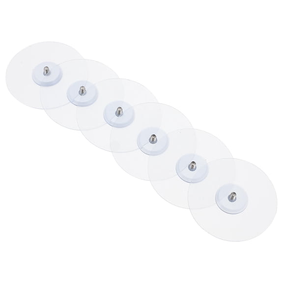 FENGGUIQU 6Pcs Self Adhesive Pull Handle Screws for Glass Tile Metal Walls