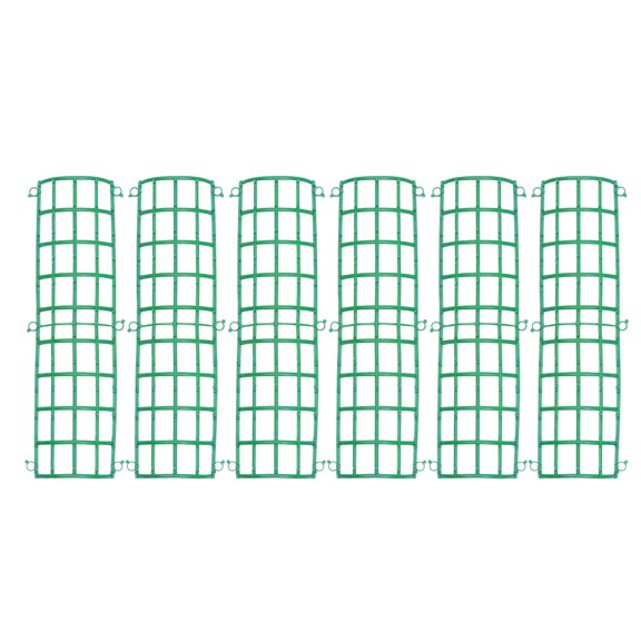 FENGGUIQU Wedding Flower Wall Frames Green Plastic DIY Flower Holder 6Pcs