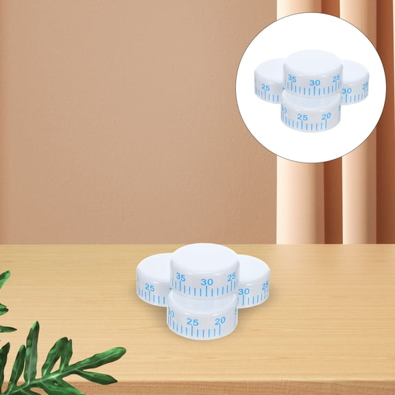 FENGGUIQU 6Pcs Temperature Adjustment Knobs for Refrigerator White ABS Control Knob Replacement