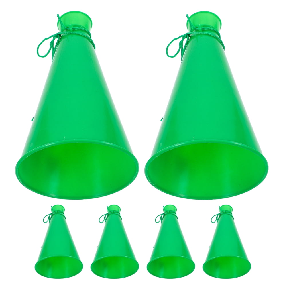 FENGGUIQU 6- Plastic Noise Makers Trumpet Shape for Sporting Events and Party Supplies