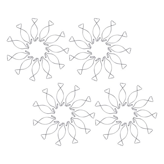 FENGGUIQU 70Pcs Ceiling Tile Clips with Smooth Edges for Easy Hanging and Quick Installation