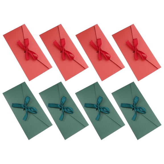 FENGGUIQU Invitation Cards Envelope High-Grade Paper Blackish Green 8Pcs