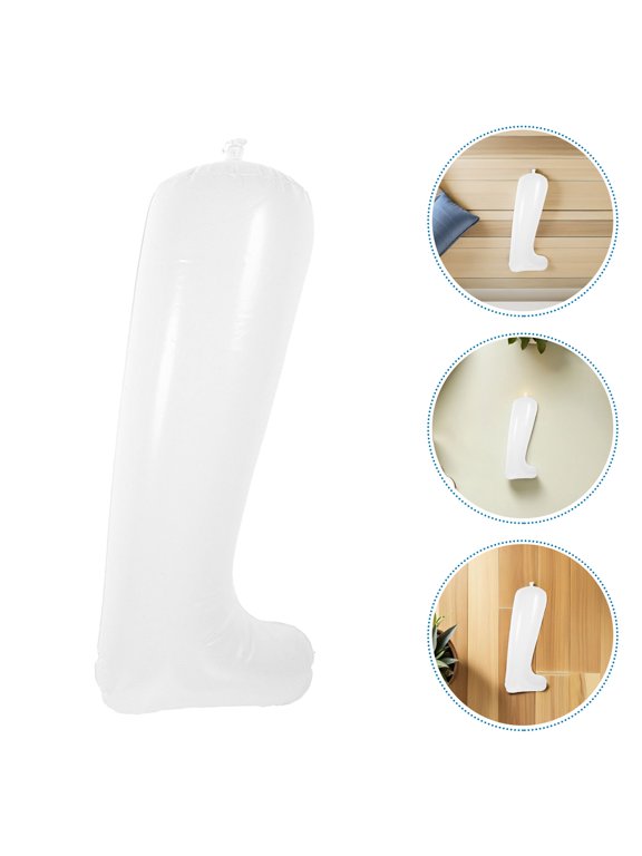 8Pcs Inflatable Boot Organizers White PVC Material Keep Boots Upright and Prevent Slouching