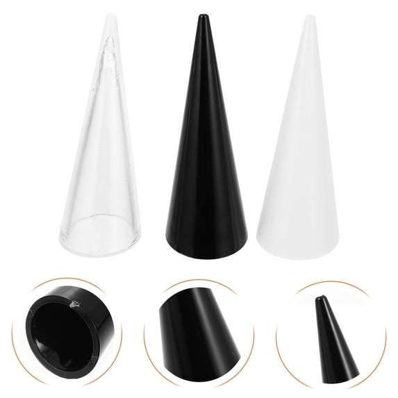 FENGGUIQU 9-Piece Household Rack Set ABS Finger Holder Practical Storage and Display Stand Assorted Colors