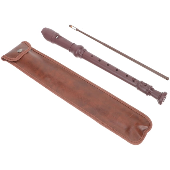 FENGGUIQU ABS Plastic 8 Hole Clarinet for Beginners Brown Student Practice Wind Instrument