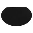 FENGGUIQU Acrylic Black Non- Round Kitchen Cutting Board 30cm 1 Set ...