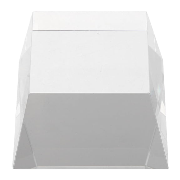 FENGGUIQU Transparent Acrylic 70x70x40mm Display Base with Crystal Clear Platform
